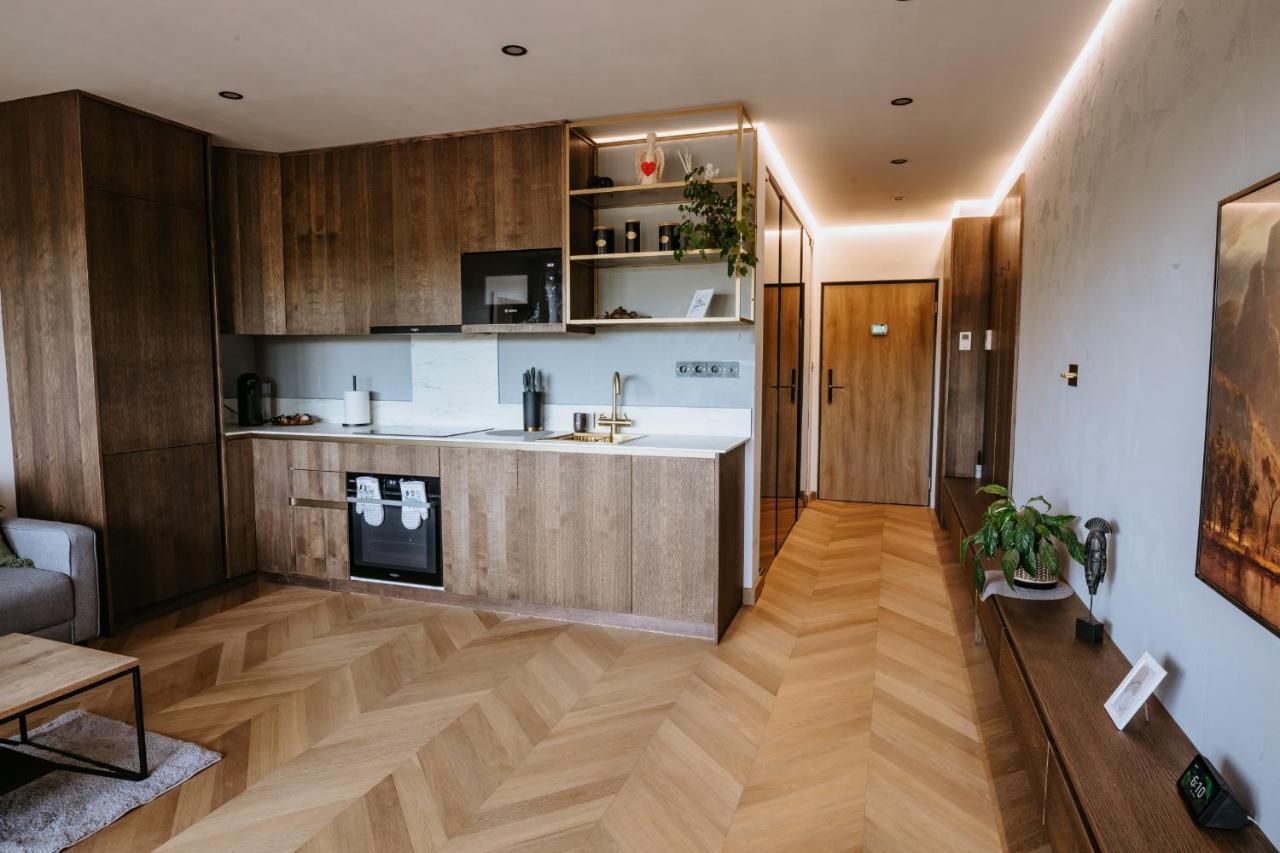 Minimalist Design Penthouse - Kosice Old Town Apartment Luaran gambar